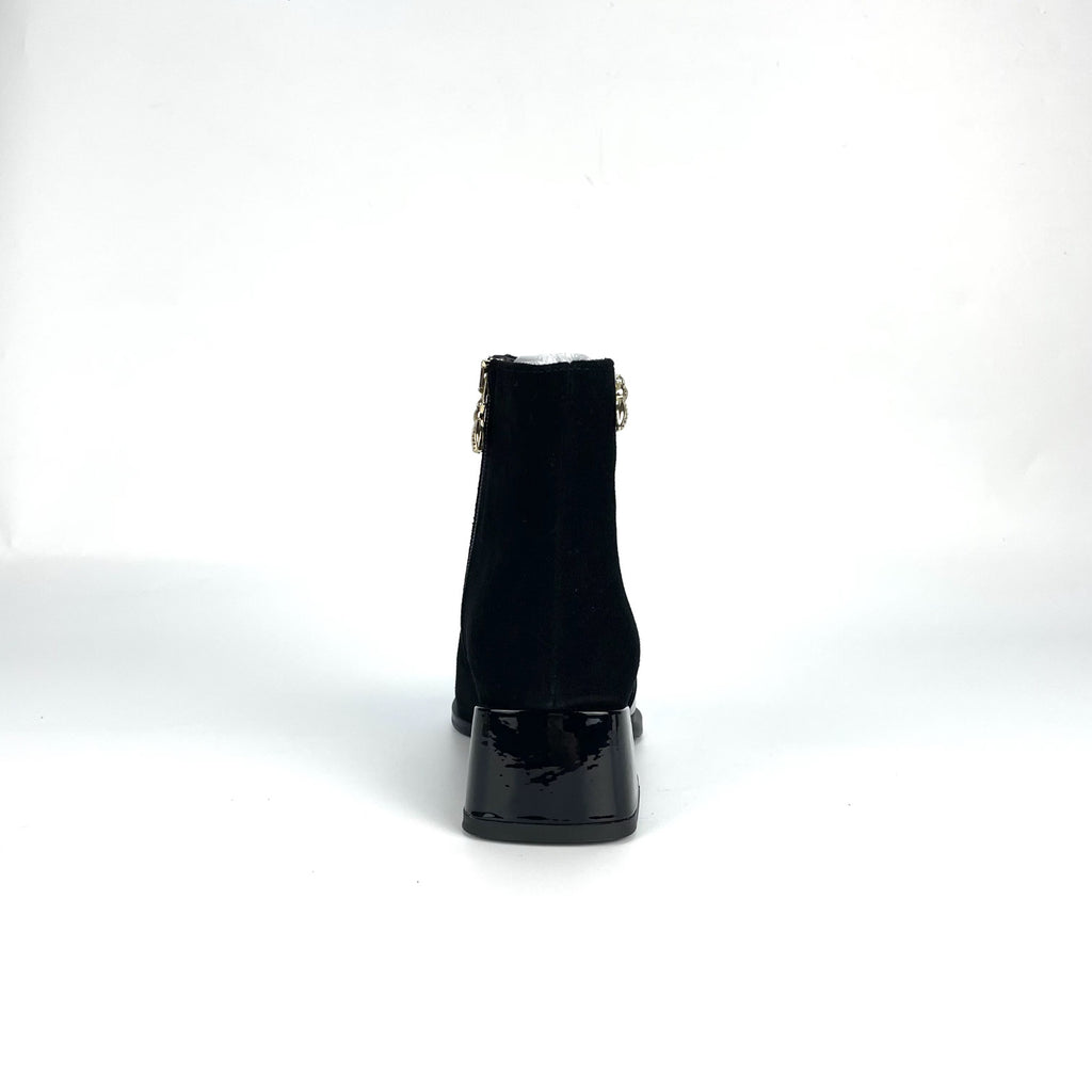 Zenya Ankle Boots – Microfiber Leather