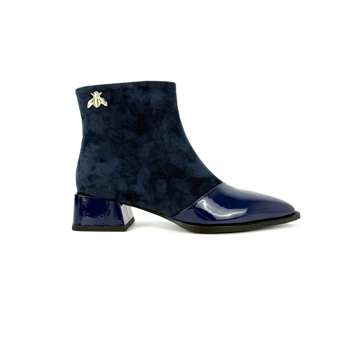 Zenya Ankle Boots – Microfiber Leather