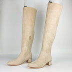Velune Overknee Boots – Vegan Suède
