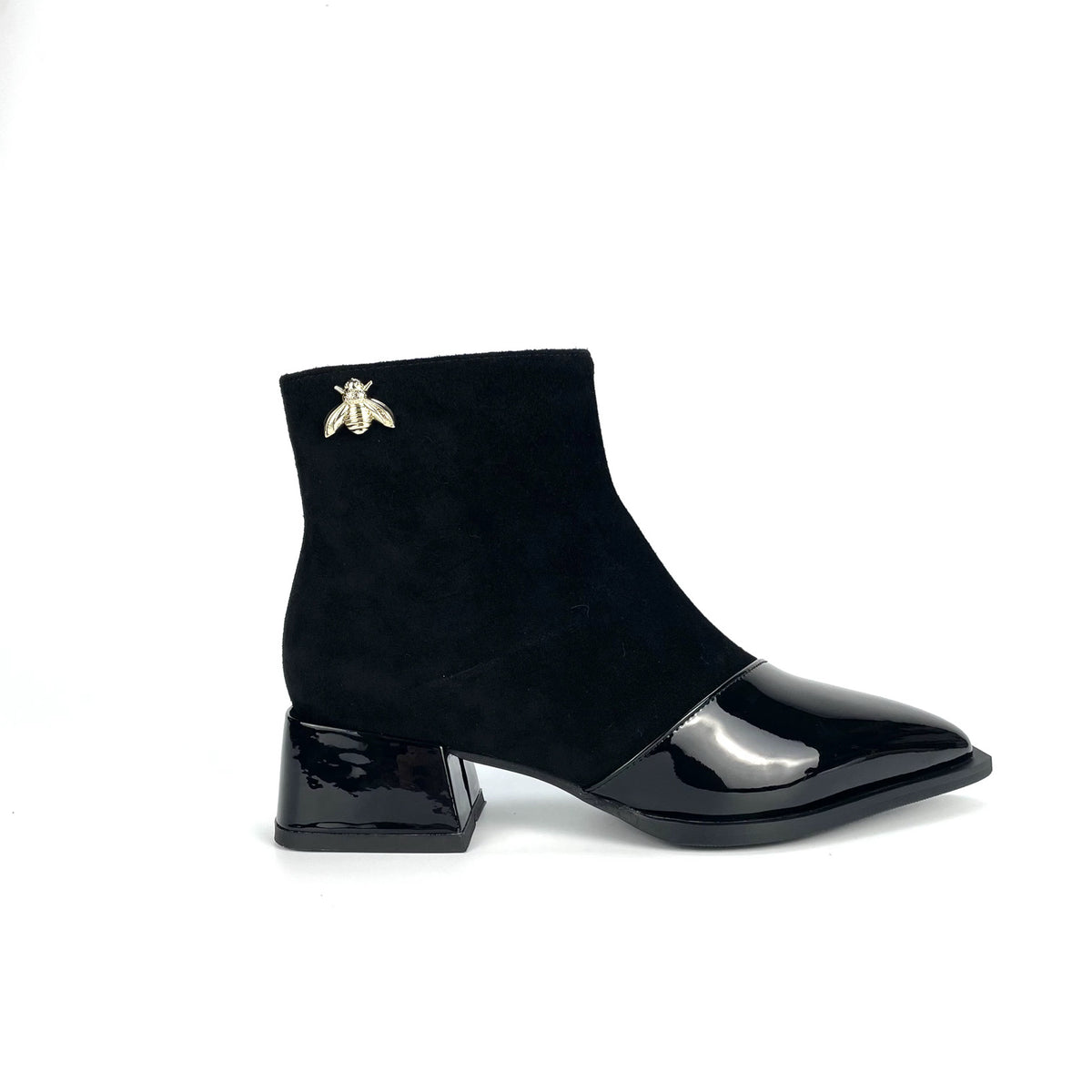 Zenya Ankle Boots – Microfiber Leather