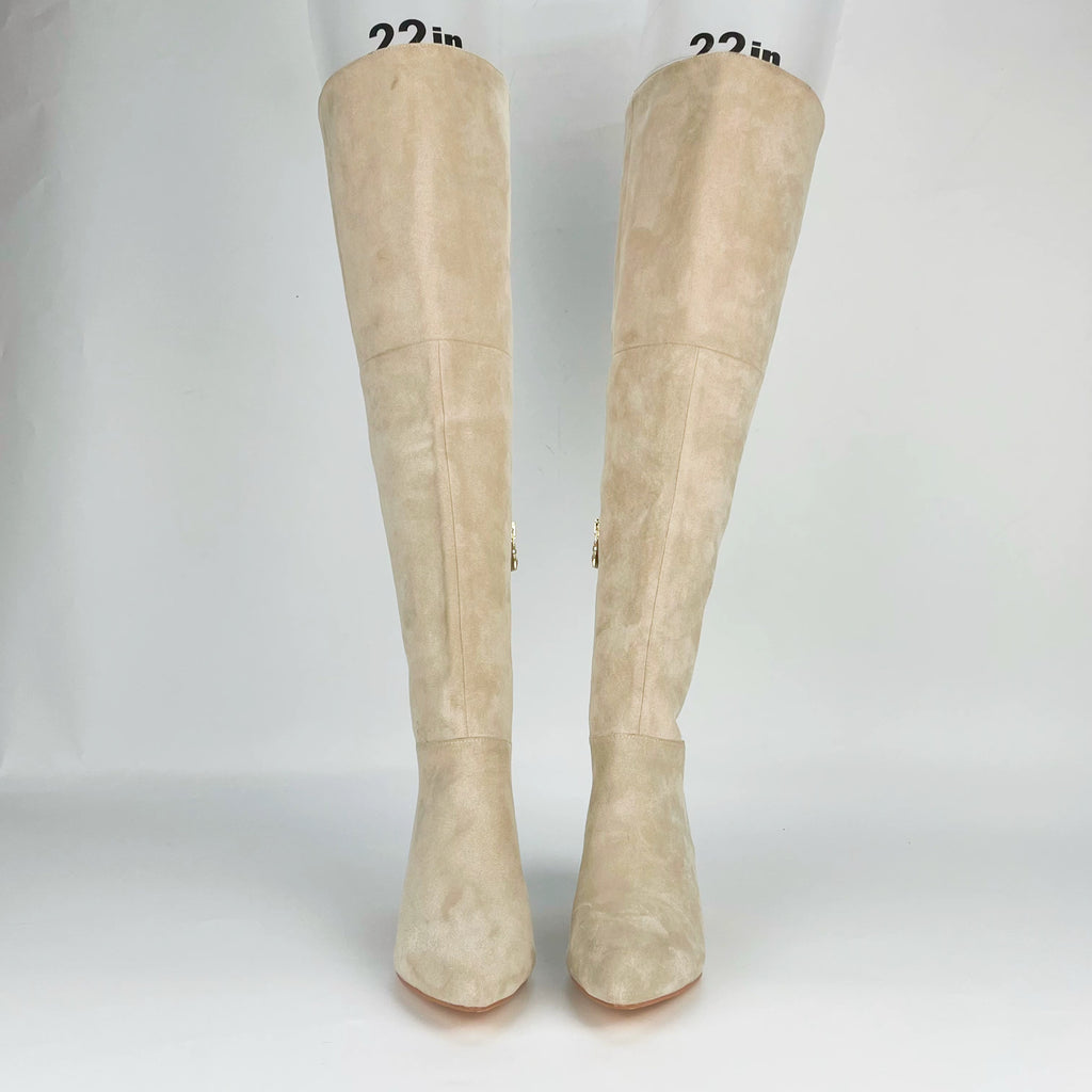 Velune Overknee Boots – Vegan Suède