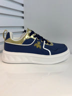 Vio Platform Sneakers met Bee Details