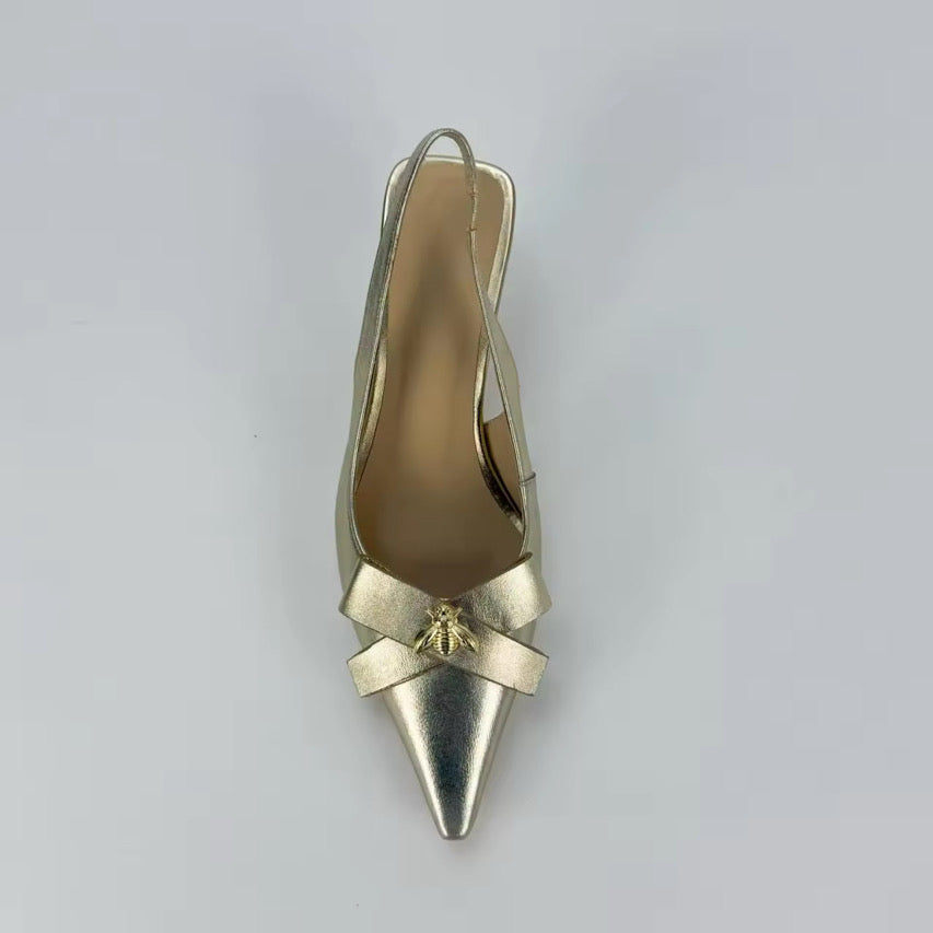 Amalia Slingbacks – Echt Leer