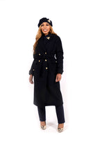 Mantel jas Liliya Navy