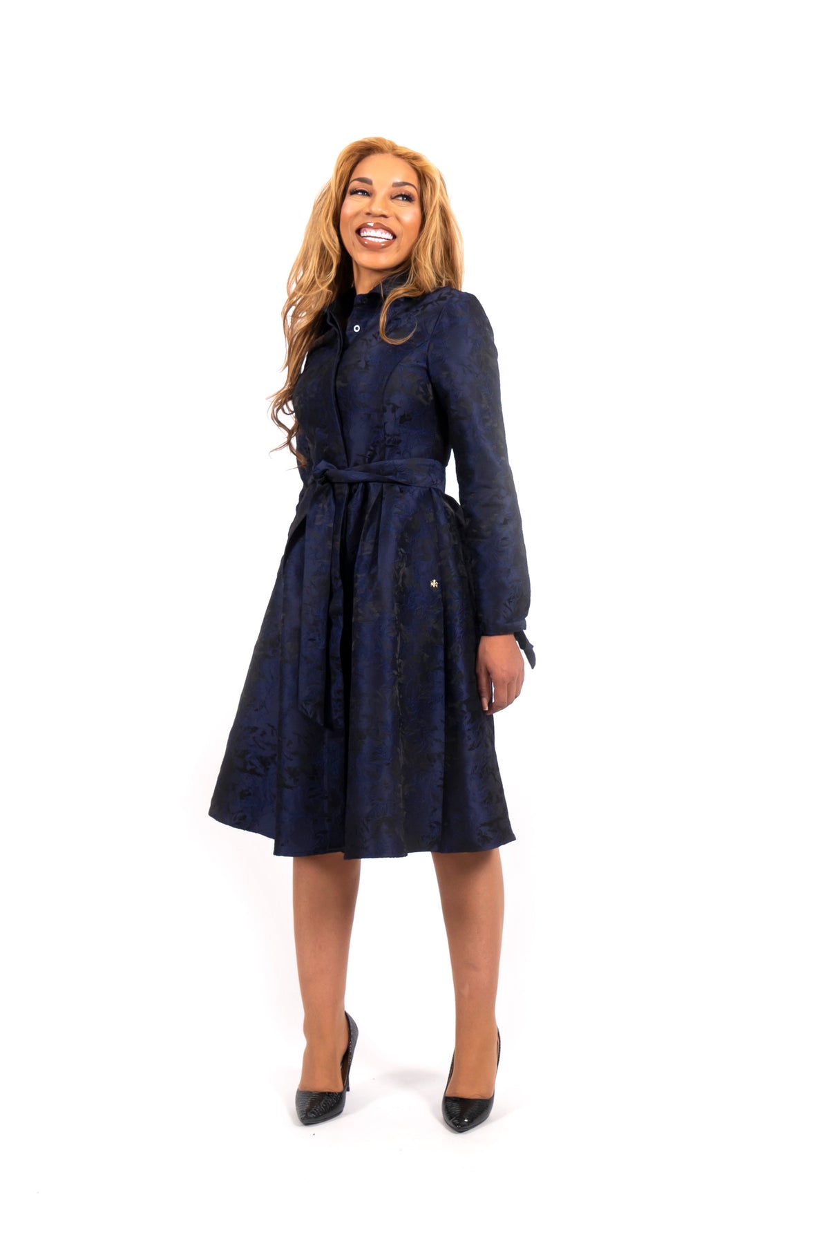 Jurk Gwendoline Jacquard