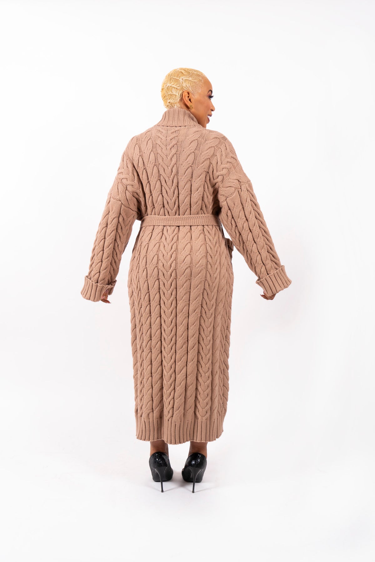 Jurk Claire & Vest Laurence Beige